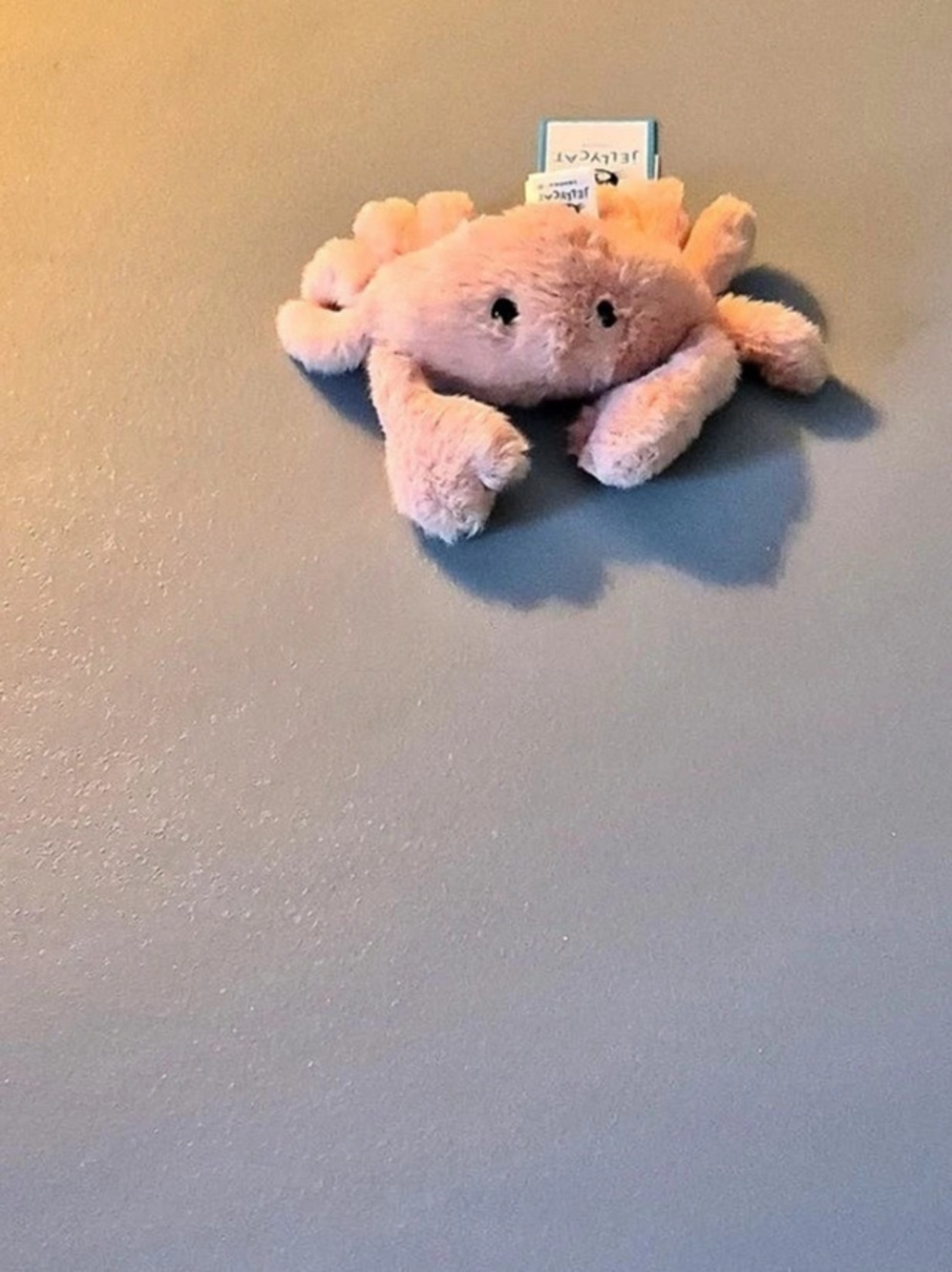 Jellycat Fluffy Crab Pink & Purple Plush Stuffed Animal